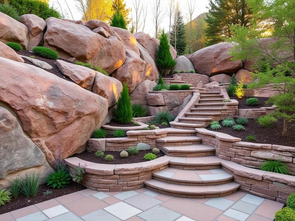 Rock Walls & Hardscaping by Scenic View Landscape